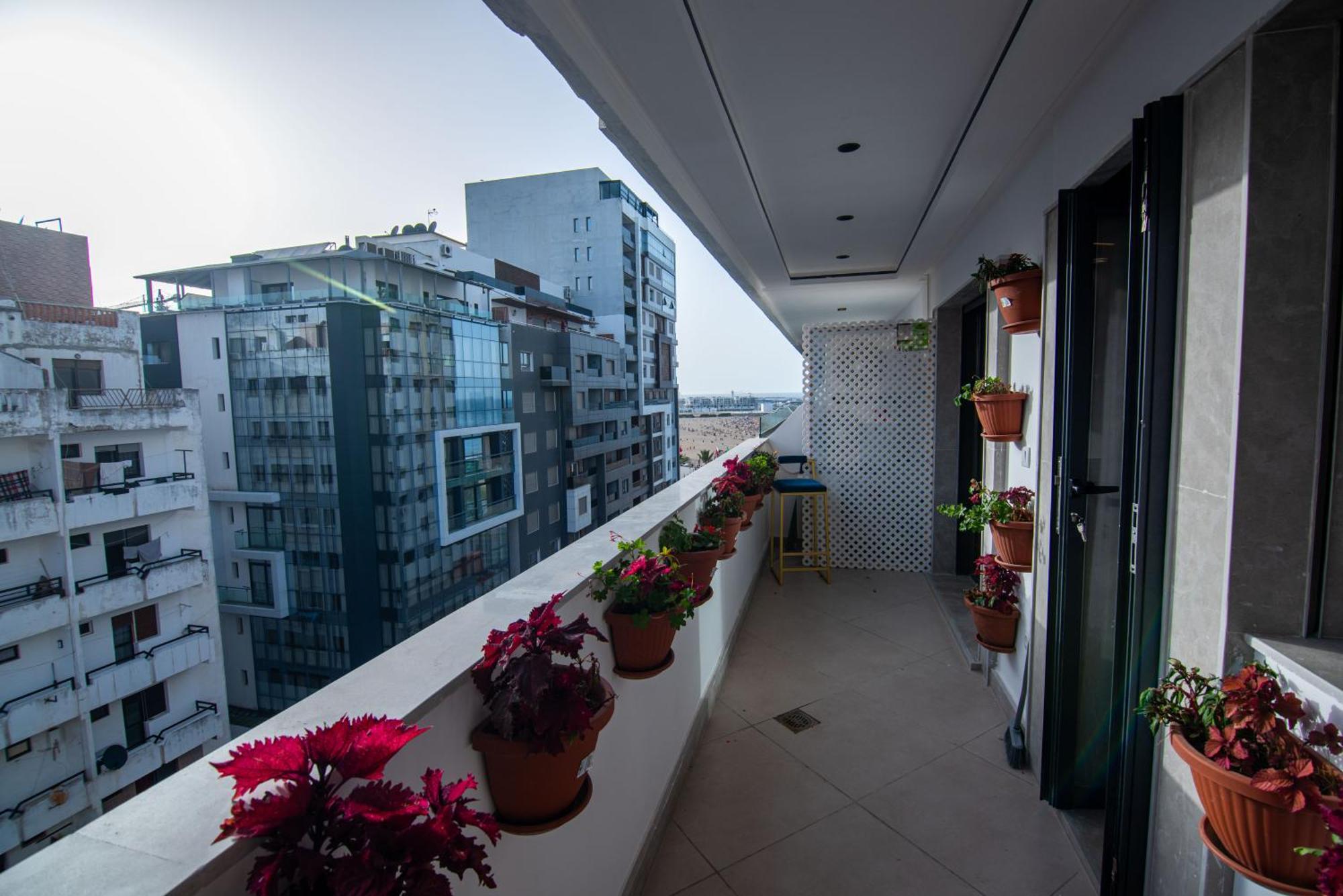 Titrite Bleu Oceane Apartment Tangier Exterior photo